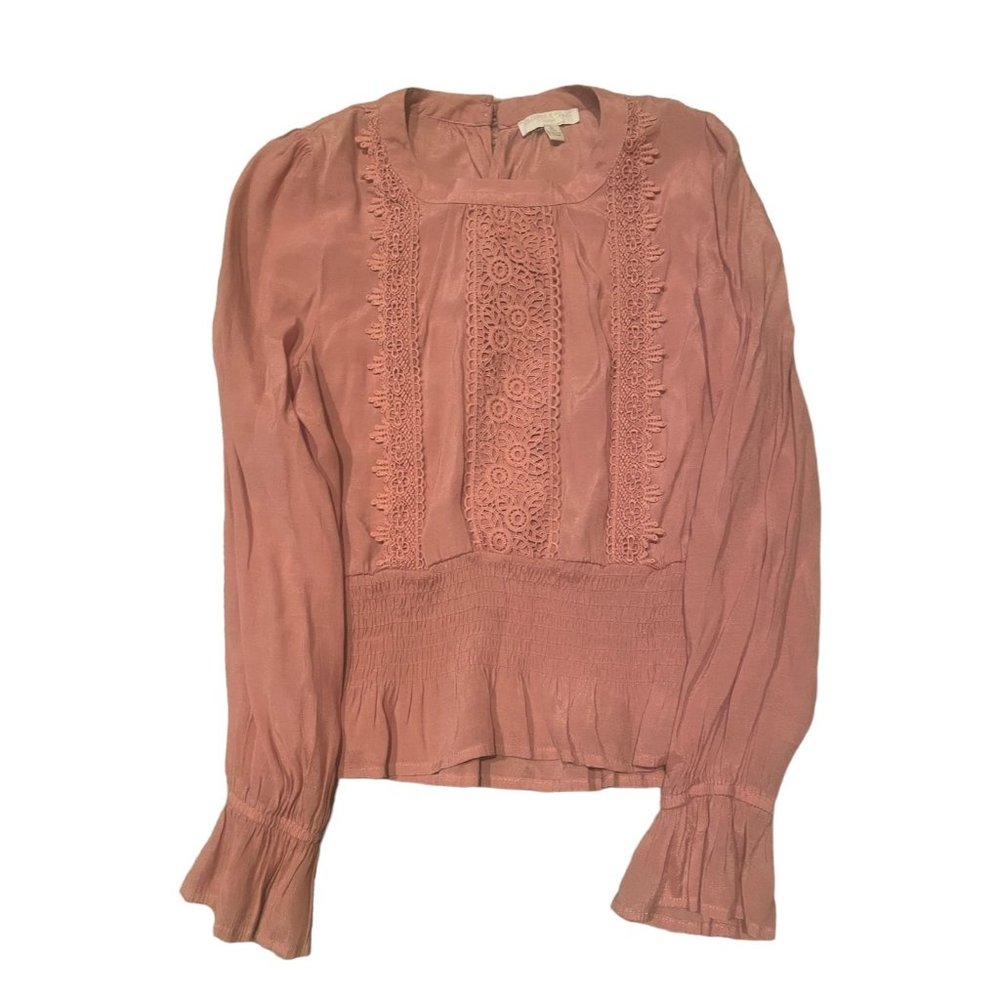 Girls smoky rose Top